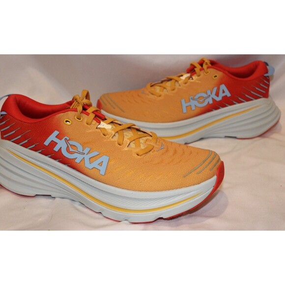 NIB‎ Hoka One One Men\'s Bondi X Running Athletic Sneakers FAYN ORANGE SZ 9.5 NIB main image 6